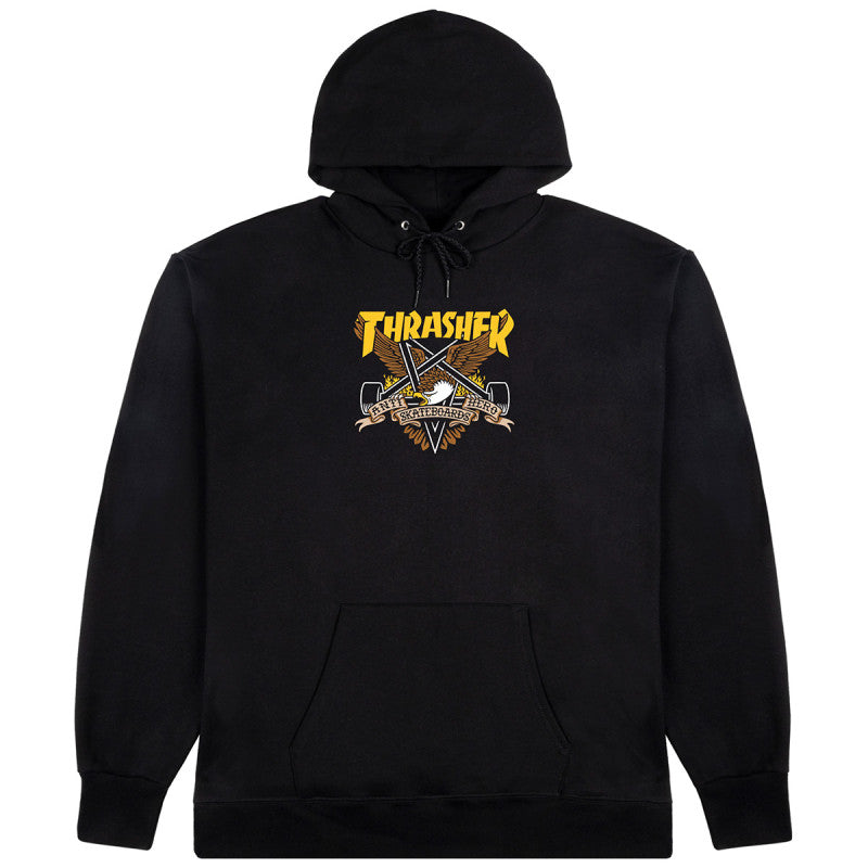 Thrasher x Anti-Hero Eaglegram Hoodie Black