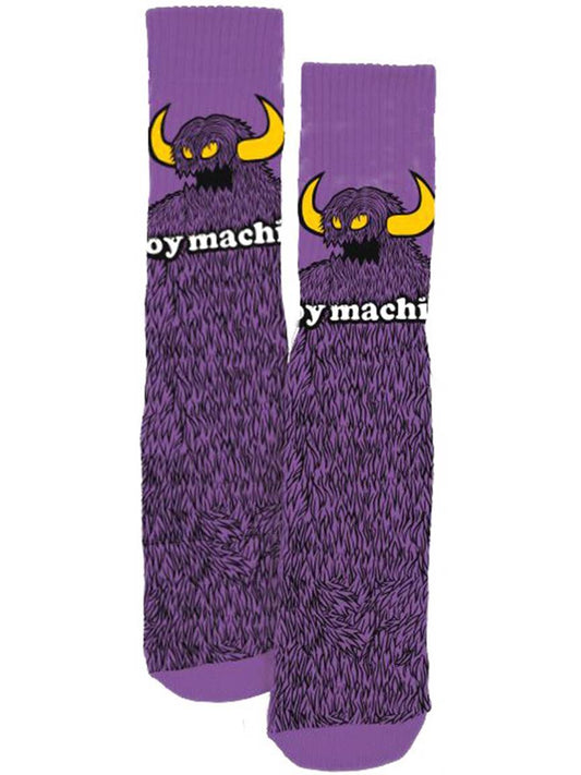 TOY MACHINE FURRY MONSTER SOCKS PURPLE