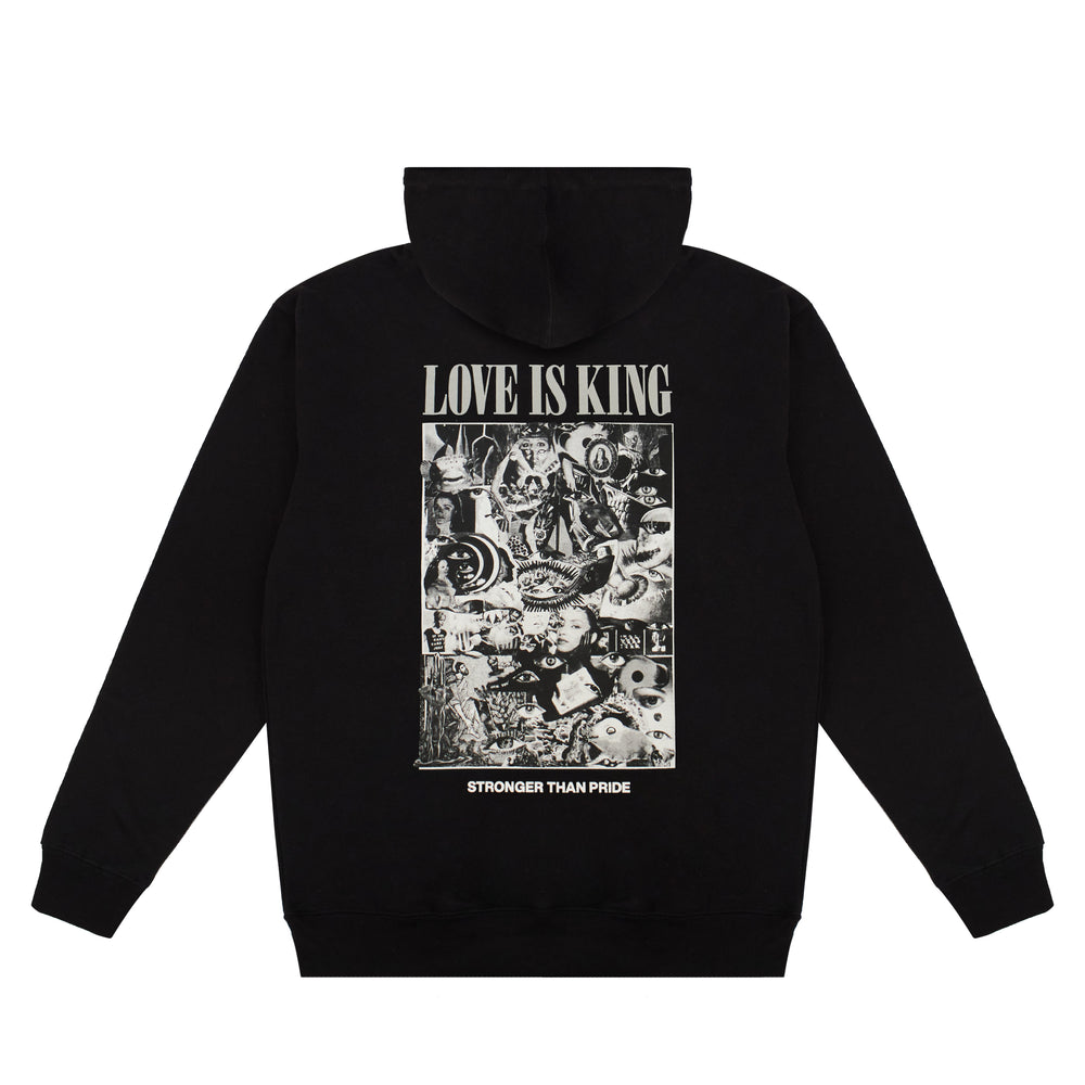 King Spades Hood Black