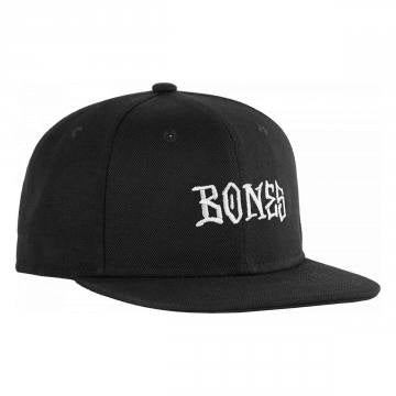 Bones Wooly Stitch Cap Black