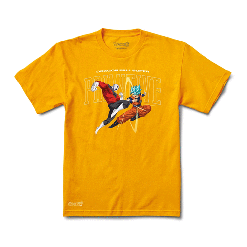 Primitive DBZ Super Battle Tee Gold