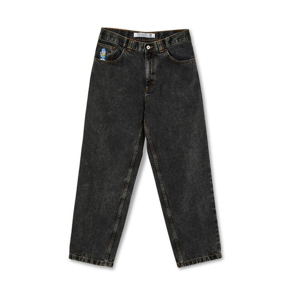 polar 93denim brown black 34 32 bigboy - デニム