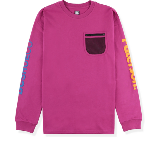 DC x Paterson Tech Longsleeve Purple Wine