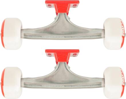 Tensor Assembly Trucks + Almost Wheels raw red 5.5 (8.125-8.375) Set