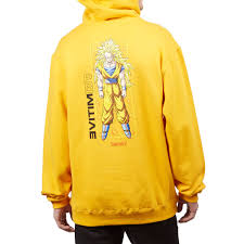 Primitive x Dragonball Z Goku Glow Hood Gold