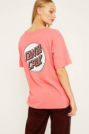 Santa Cruz Women Missing Dot Tee Rose