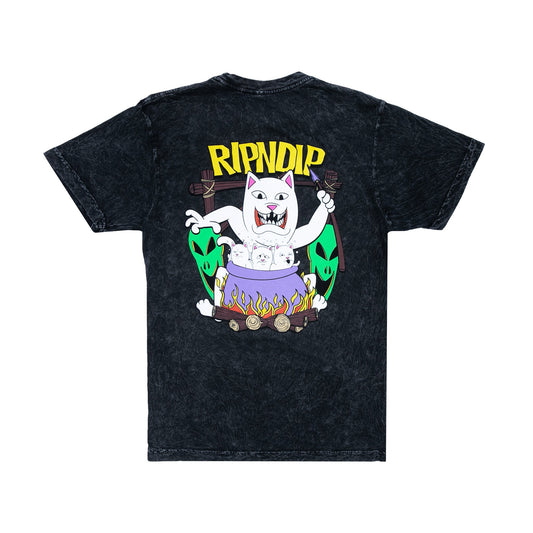 Ripndip Hocus Pocus Tee Black Mineral Wash