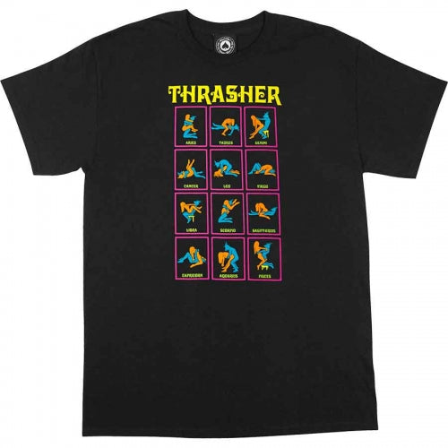 Thrasher Black Light Tee Black