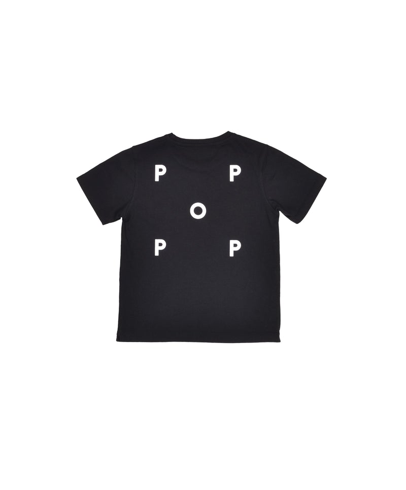 Pop Trading Company Kids Logo Tee Black/White