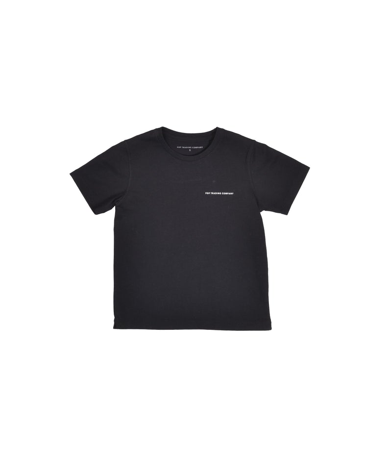 Pop Trading Company Kids Logo Tee Black/White